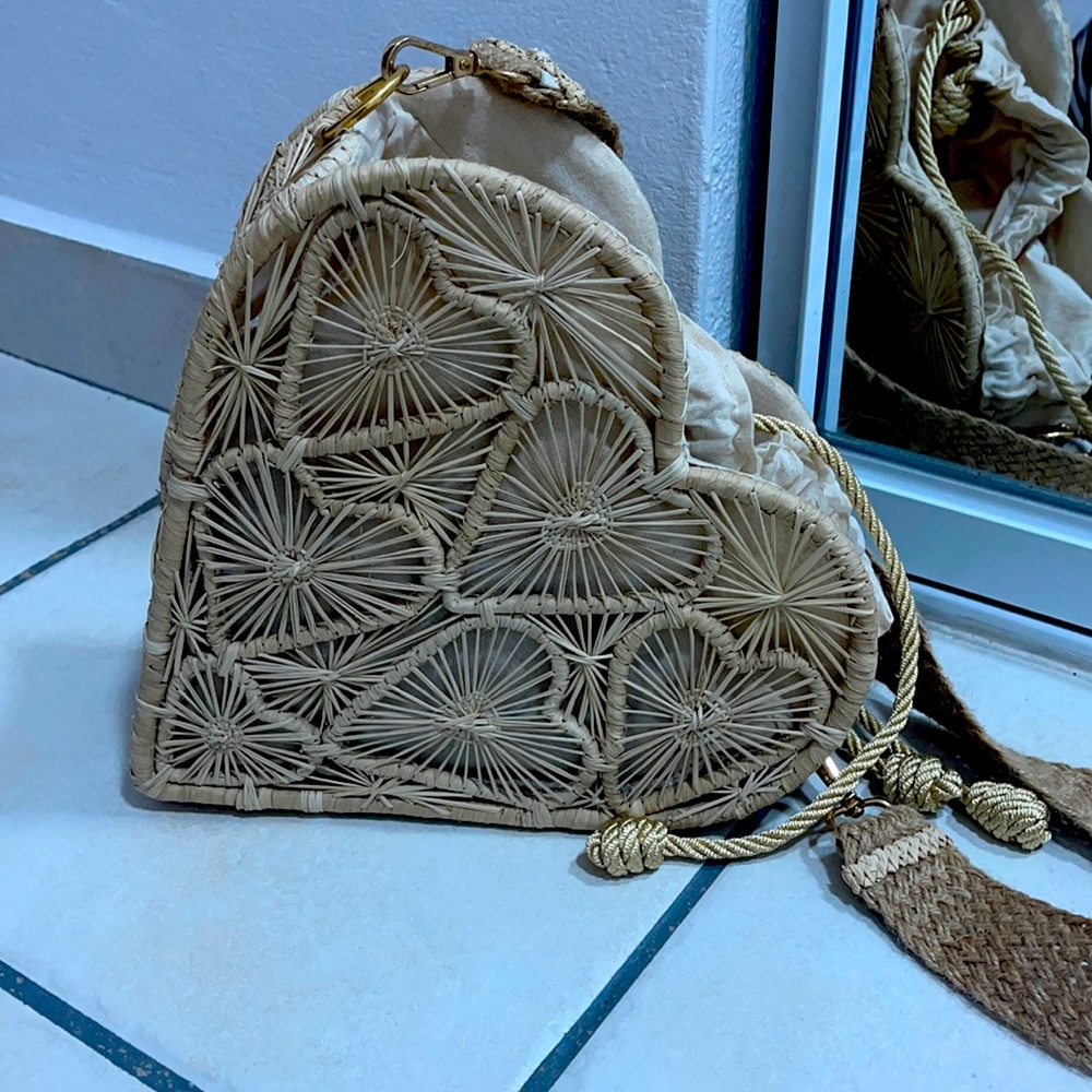Heart shaped crossbody